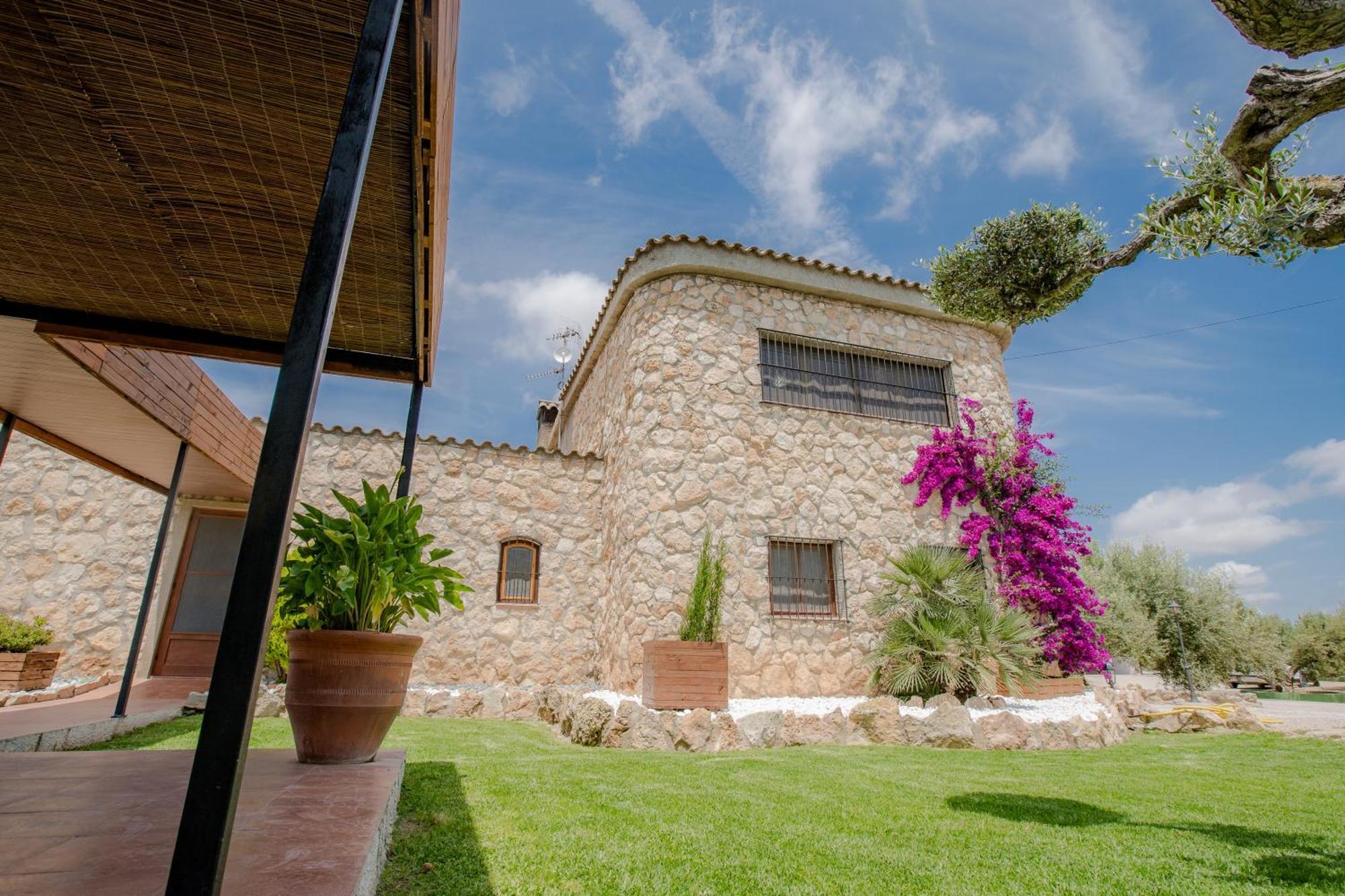 Villa Rural Avril Camarles Bagian luar foto