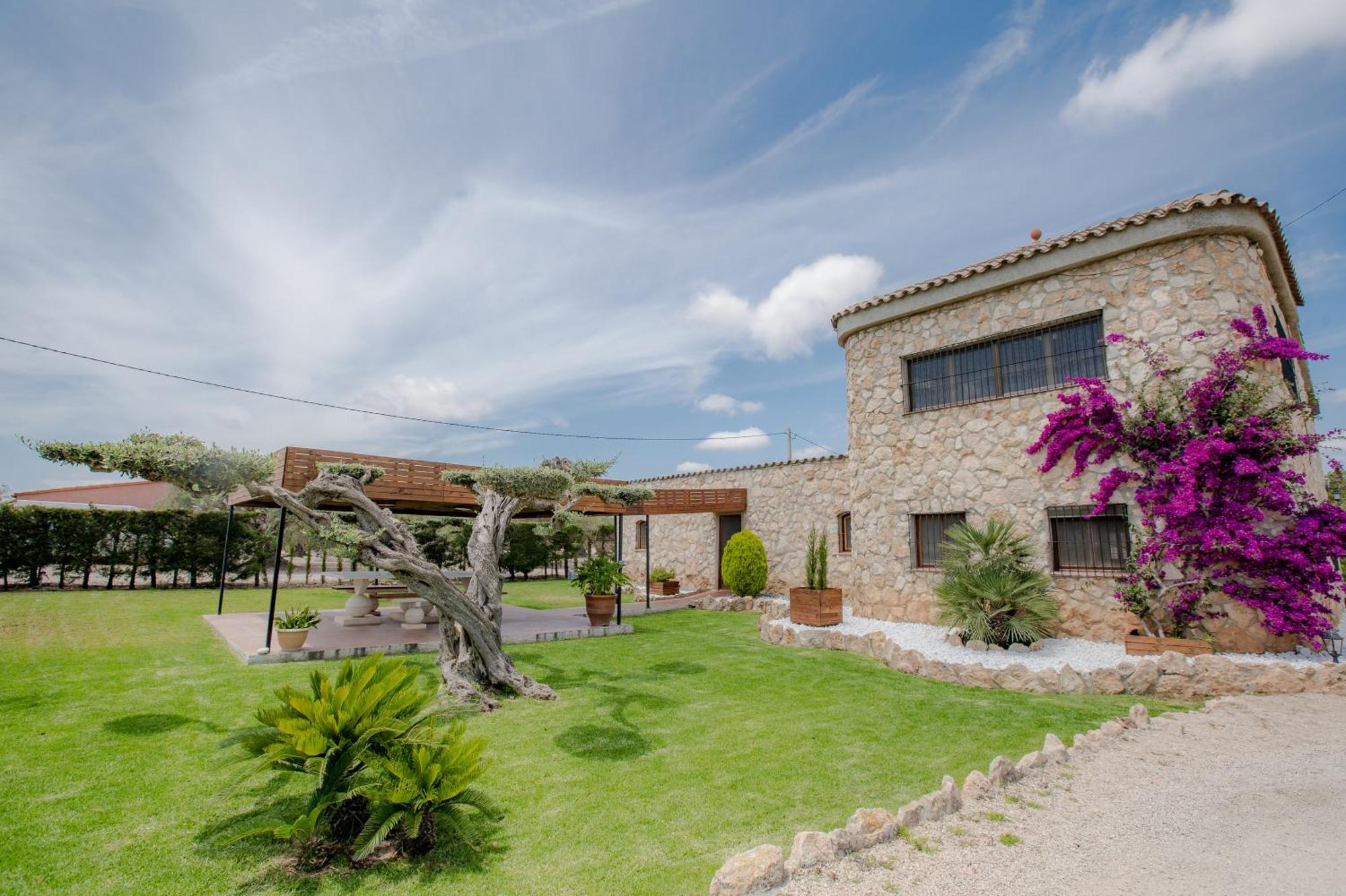 Villa Rural Avril Camarles Bagian luar foto