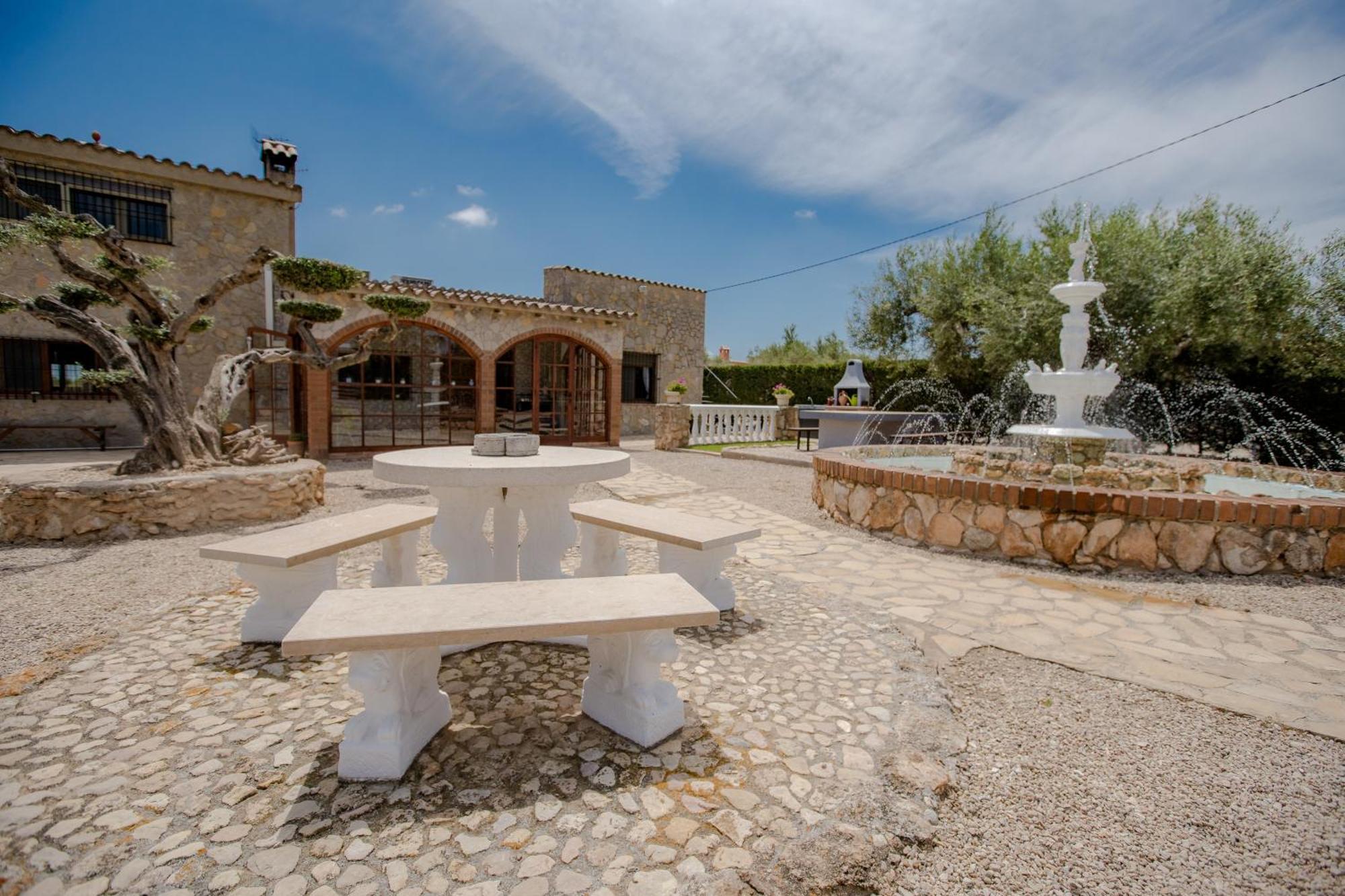 Villa Rural Avril Camarles Bagian luar foto
