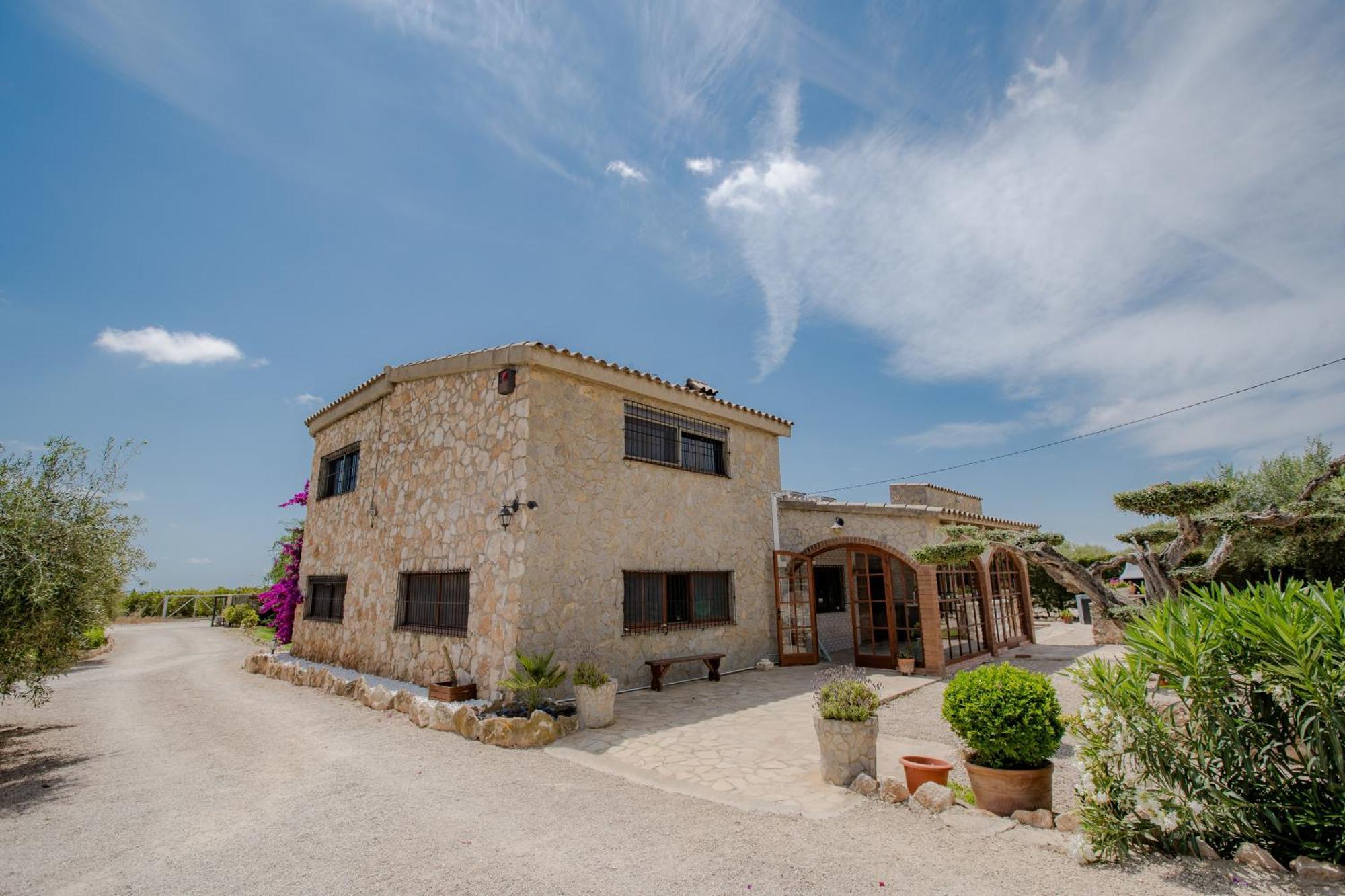 Villa Rural Avril Camarles Bagian luar foto