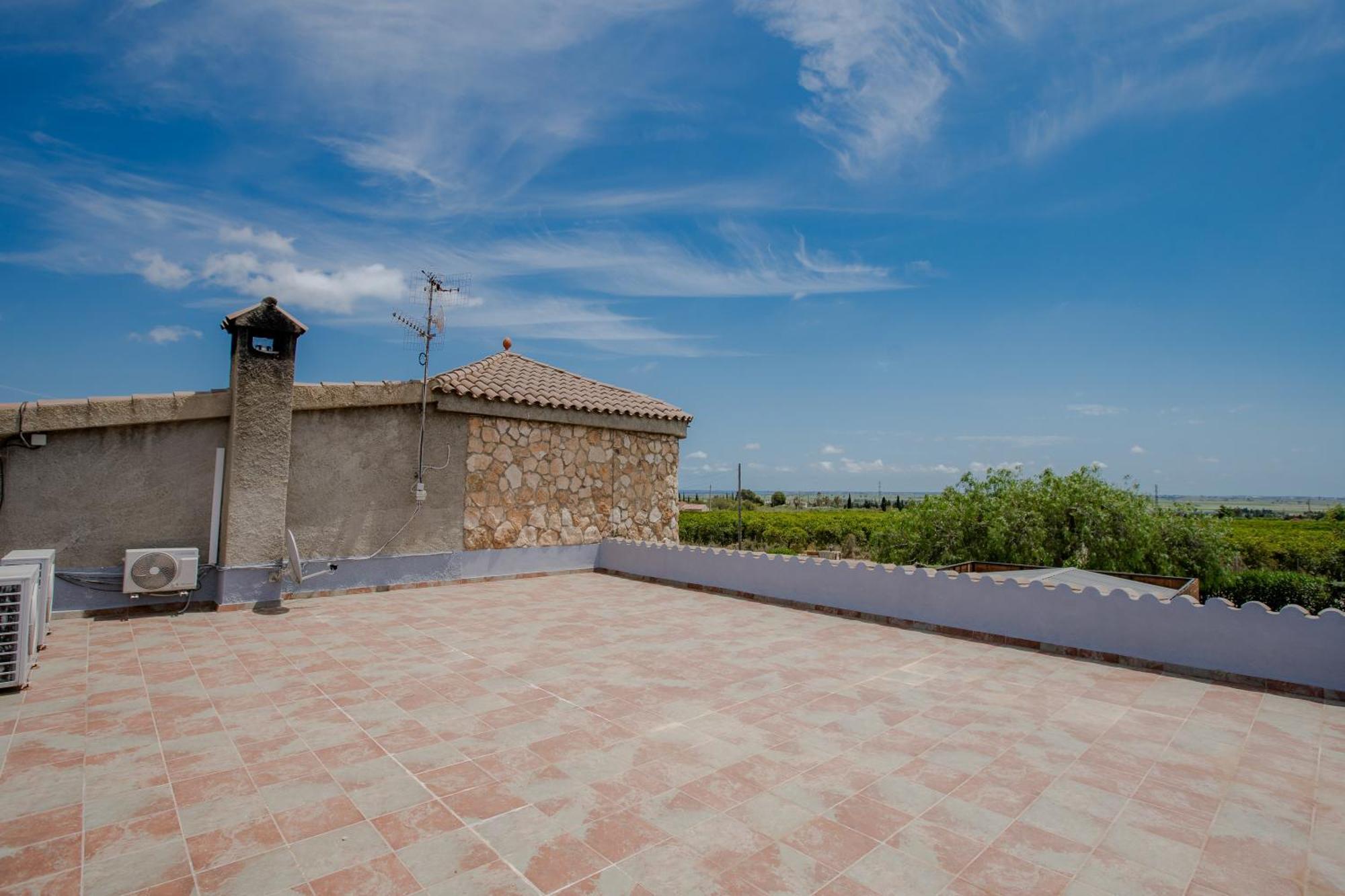 Villa Rural Avril Camarles Bagian luar foto